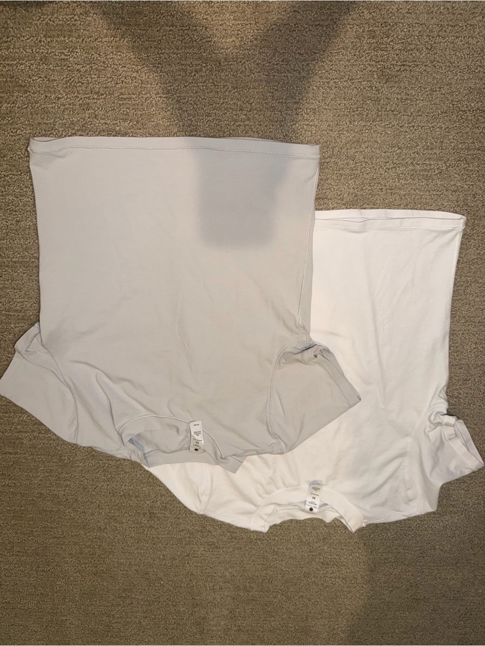 T.J.Maxx Short Sleeve Tee Set in White and Light Gray